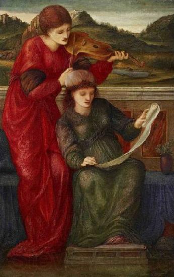 Edward Burne-Jones Music France oil painting art